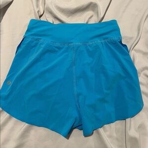 Kayak Blue Lululemon Fast and Free shorts